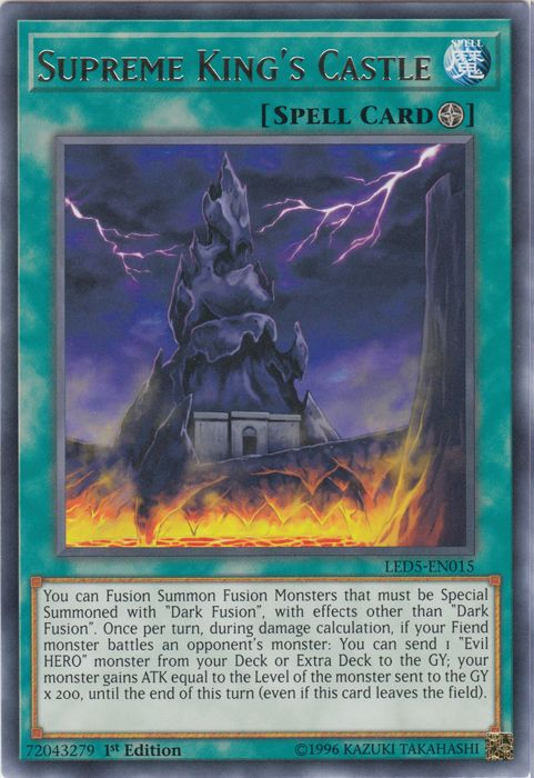 Supreme King's Castle [LED5-EN015] Rare Yu-Gi-Oh!