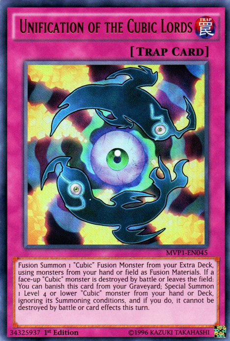 Unification of the Cubic Lords [MVP1-EN045] Ultra Rare Yu-Gi-Oh!