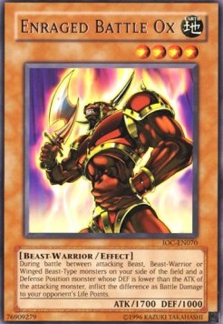 Enraged Battle Ox [IOC-EN070] Rare Yu-Gi-Oh!