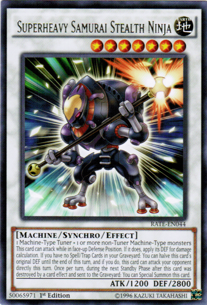 Superheavy Samurai Stealth Ninja [RATE-EN044] Rare Yu-Gi-Oh!