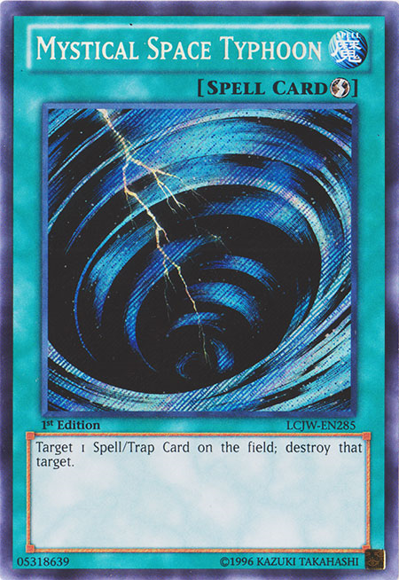 Mystical Space Typhoon [LCJW-EN285] Secret Rare Yu-Gi-Oh!