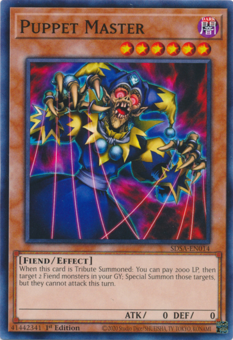 Puppet Master [SDSA-EN014] Common Yu-Gi-Oh!