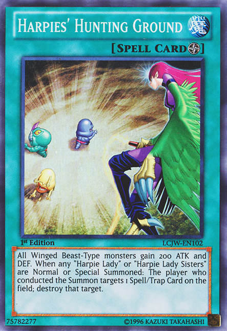 Harpies' Hunting Ground [LCJW-EN102] Super Rare Yu-Gi-Oh!