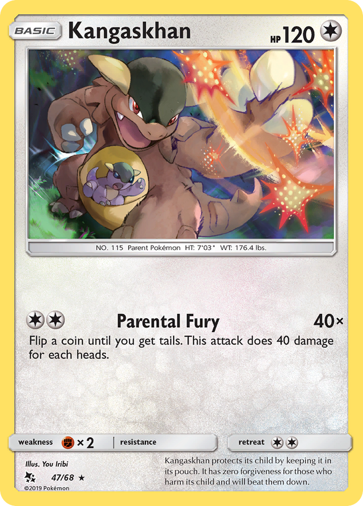 Kangaskhan (47/68) [Sun & Moon: Hidden Fates] Pokémon
