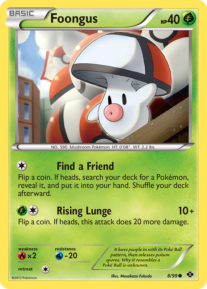 Foongus (8/99) [Black & White: Next Destinies] Pokémon