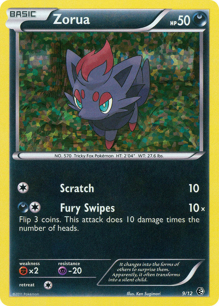 Zorua (9/12) [McDonald's Promos: 2011 Collection] Pokémon