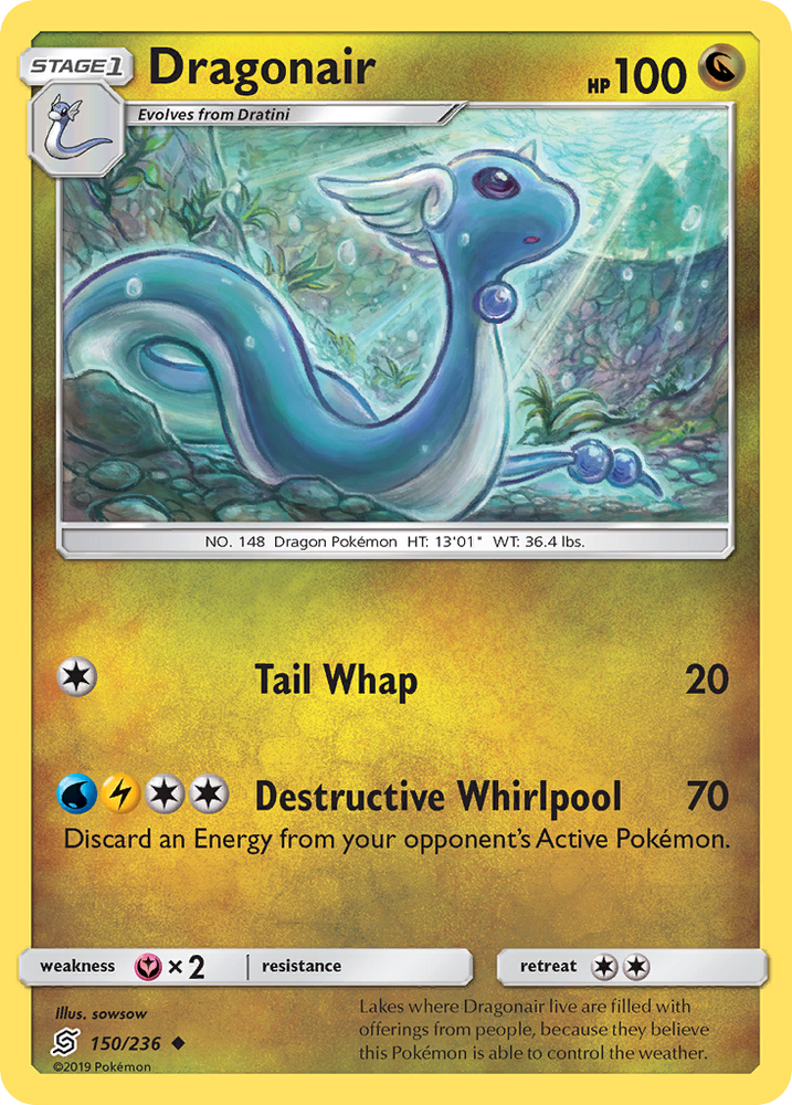 Dragonair (150/236) [Sun & Moon: Unified Minds] Pokémon
