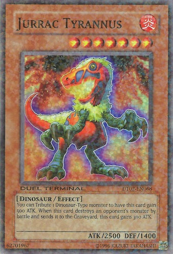 Jurrac Tyrannus [DT02-EN068] Super Rare Yu-Gi-Oh!