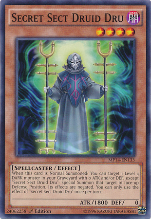 Secret Sect Druid Dru [MP14-EN133] Common Yu-Gi-Oh!
