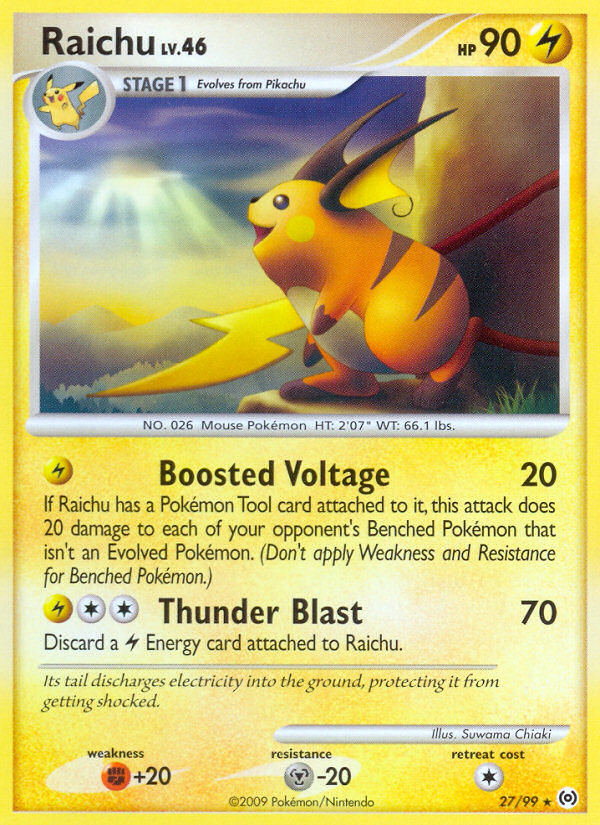 Raichu (27/99) [Platinum: Arceus] Pokémon