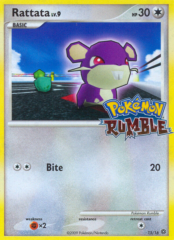 Rattata (15/16) [Pokémon Rumble] Pokémon