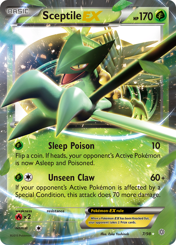 Sceptile EX (7/98) [XY: Ancient Origins] Pokémon