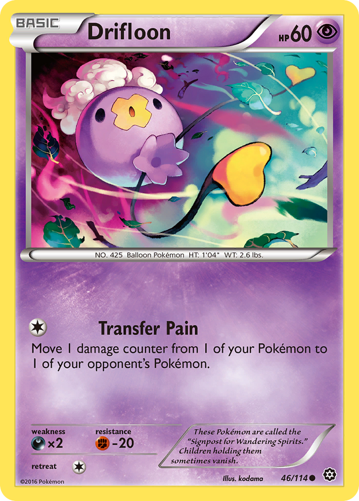 Drifloon (46/114) [XY: Steam Siege] Pokémon