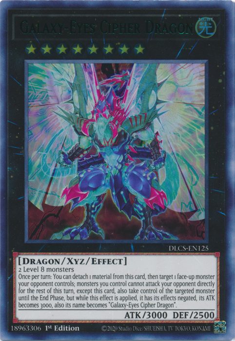 Galaxy-Eyes Cipher Dragon (Green) [DLCS-EN125] Ultra Rare Yu-Gi-Oh!