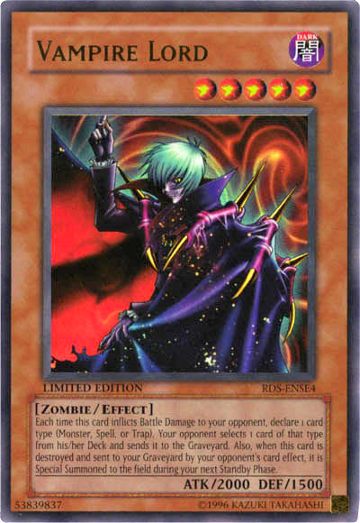 Vampire Lord [RDS-ENSE4] Ultra Rare Yu-Gi-Oh!