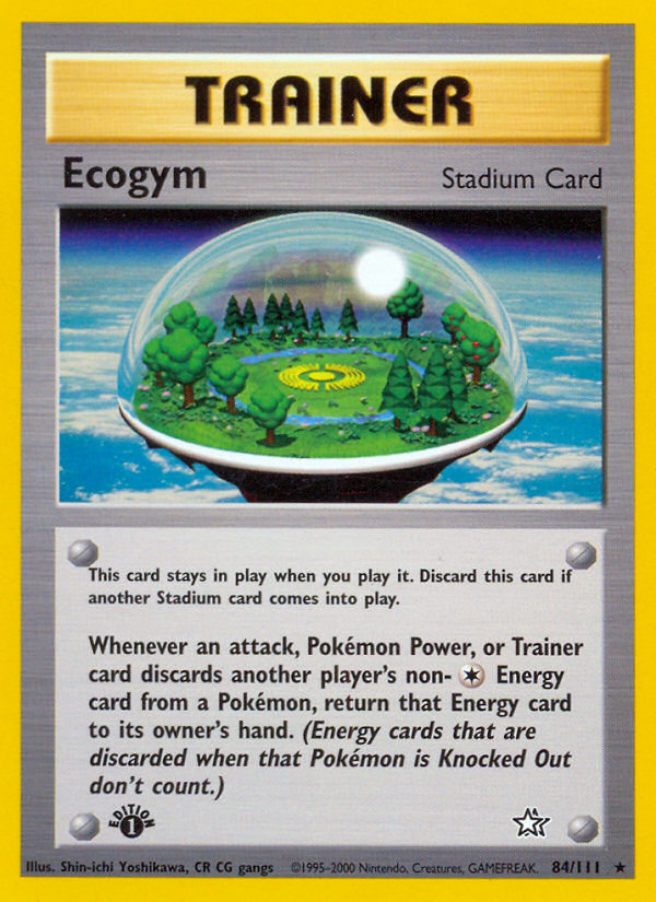 Ecogym (84/111) [Neo Genesis 1st Edition] Pokémon