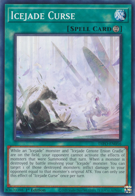 Icejade Curse [DIFO-EN056] Common Yu-Gi-Oh!