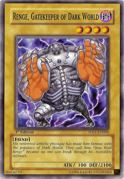 Renge, Gatekeeper of Dark World [5DS1-EN008] Common Yu-Gi-Oh!