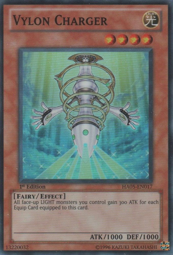 Vylon Charger [HA05-EN017] Super Rare Yu-Gi-Oh!
