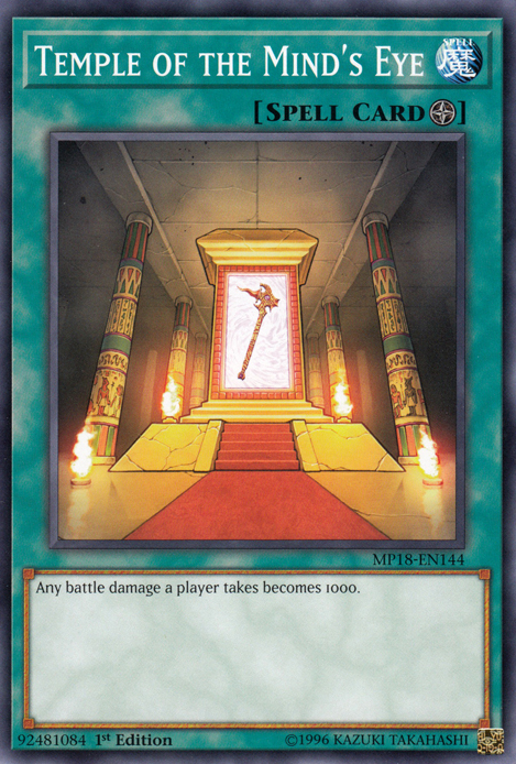 Temple of the Mind's Eye [MP18-EN144] Common Yu-Gi-Oh!