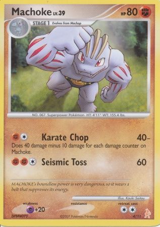 Machoke (4/11) [Diamond & Pearl: Trainer Kit - Lucario] Pokémon