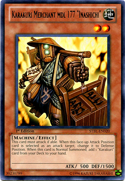 Karakuri Merchant mdl 177 Inashichi [STBL-EN020] Rare Yu-Gi-Oh!