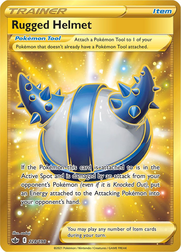 Rugged Helmet (228/198) [Sword & Shield: Chilling Reign] Pokémon