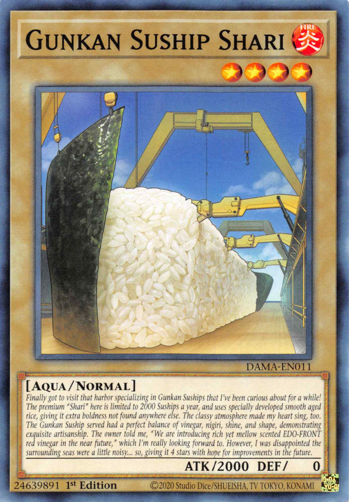 Gunkan Suship Shari [DAMA-EN011] Common Yu-Gi-Oh!