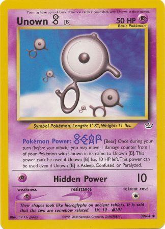 Unown [B] (39/64) [Neo Revelation Unlimited] Pokémon
