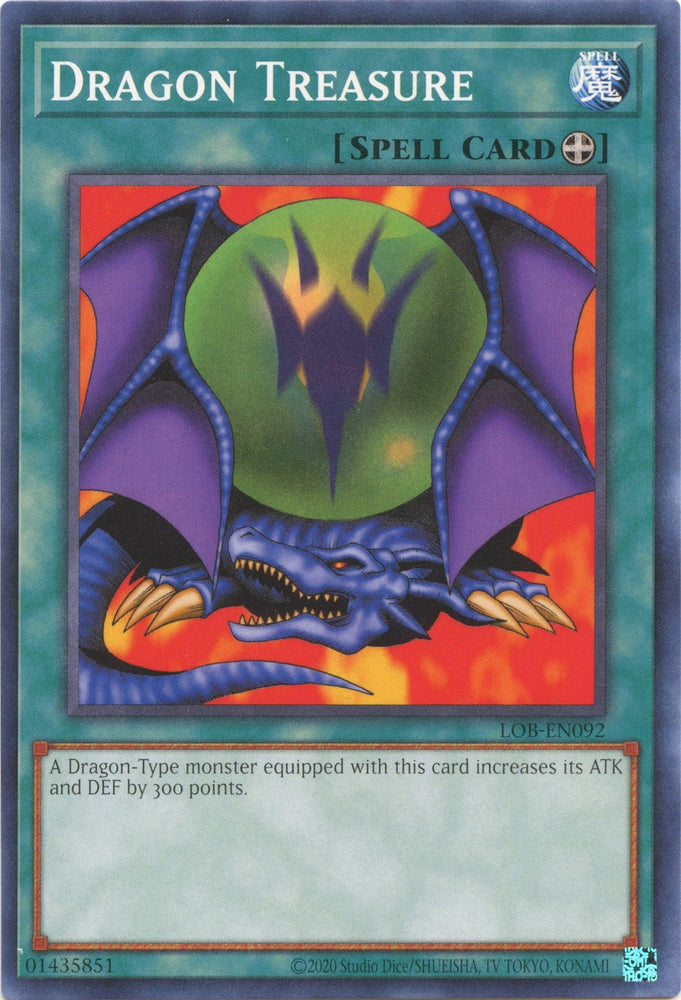 Dragon Treasure (25th Anniversary) [LOB-EN092] Common Yu-Gi-Oh!