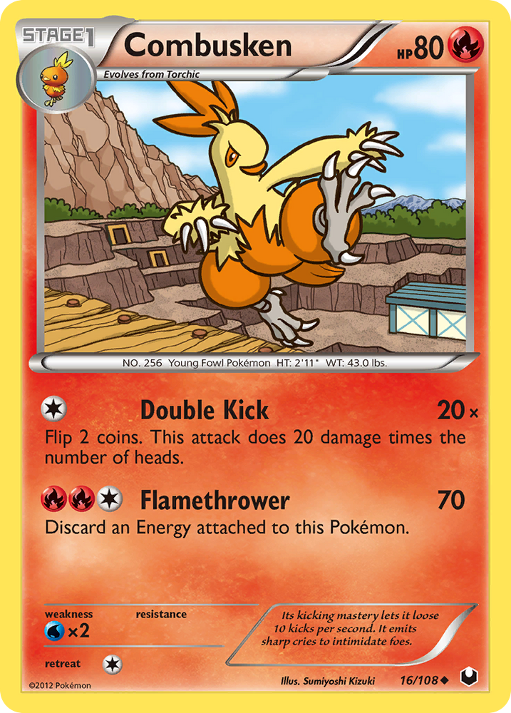 Combusken (16/108) [Black & White: Dark Explorers] Pokémon