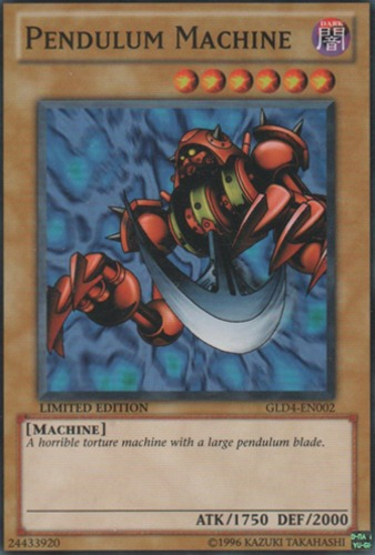 Pendulum Machine [GLD4-EN002] Common Yu-Gi-Oh!