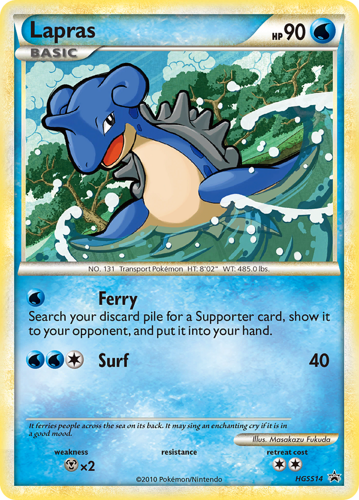 Lapras (HGSS14) [HeartGold & SoulSilver: Black Star Promos] Pokémon