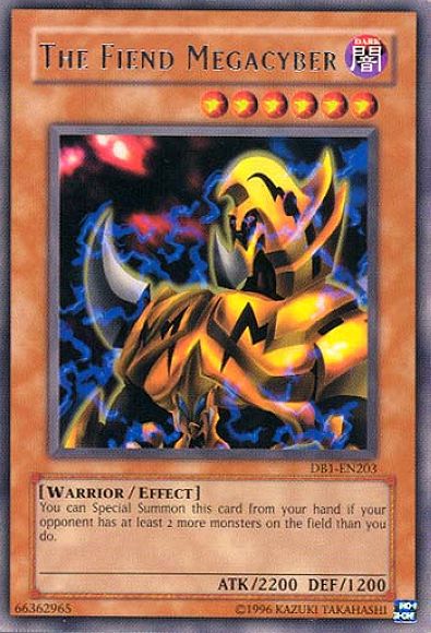 The Fiend Megacyber [DB1-EN203] Rare Yu-Gi-Oh!