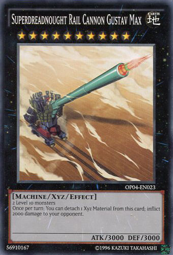 Superdreadnought Rail Cannon Gustav Max [OP04-EN023] Common Yu-Gi-Oh!