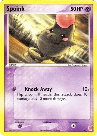 Spoink (7/12) [EX: Trainer Kit 2 - Plusle] Pokémon