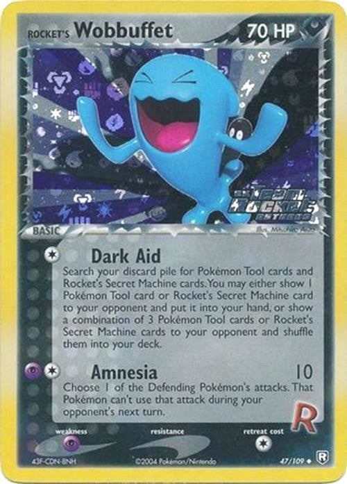Rocket's Wobbuffet (47/109) (Stamped) [EX: Team Rocket Returns] Pokémon