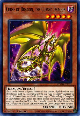 Curse of Dragon, the Cursed Dragon [ROTD-EN002] Common Yu-Gi-Oh!