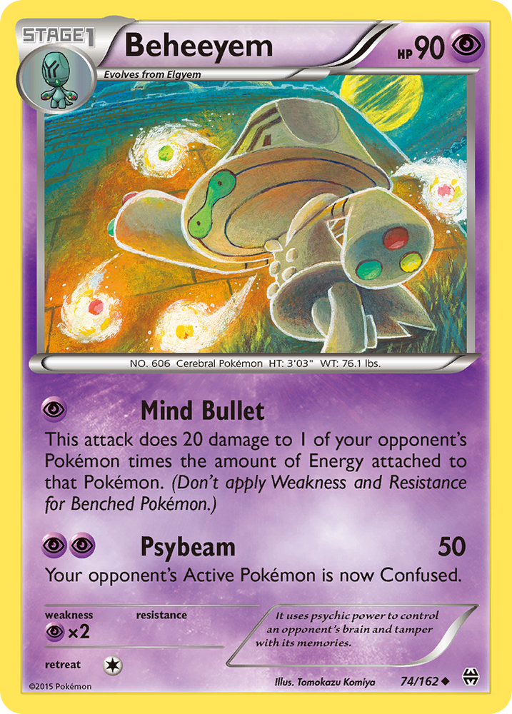 Beheeyem (74/162) [XY: BREAKthrough] Pokémon