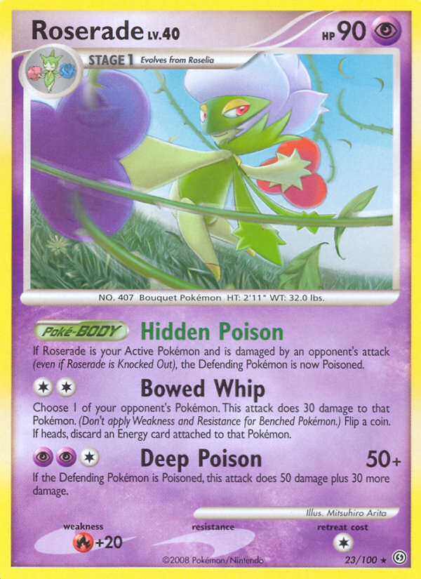 Roserade (23/100) [Diamond & Pearl: Stormfront] Pokémon