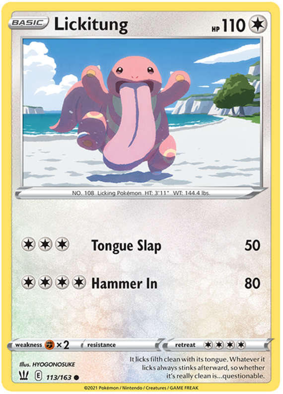 Lickitung (113/163) [Sword & Shield: Battle Styles] Pokémon