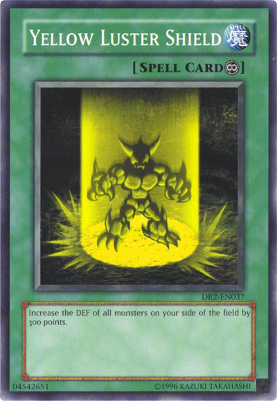 Yellow Luster Shield [DR2-EN037] Common Yu-Gi-Oh!
