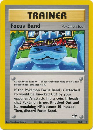 Focus Band (86/111) [Neo Genesis Unlimited] Pokémon