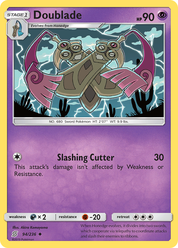 Doublade (94/236) [Sun & Moon: Unified Minds] Pokémon