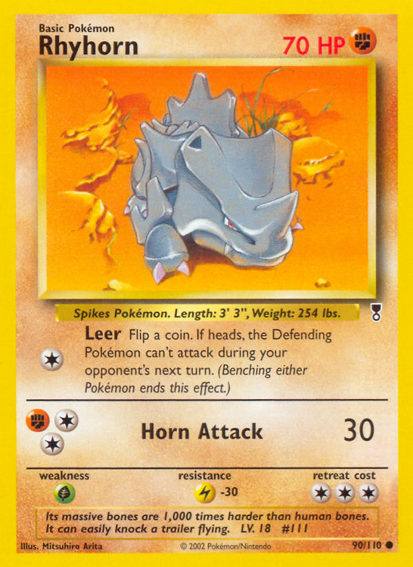 Rhyhorn (90/110) [Legendary Collection] Pokémon