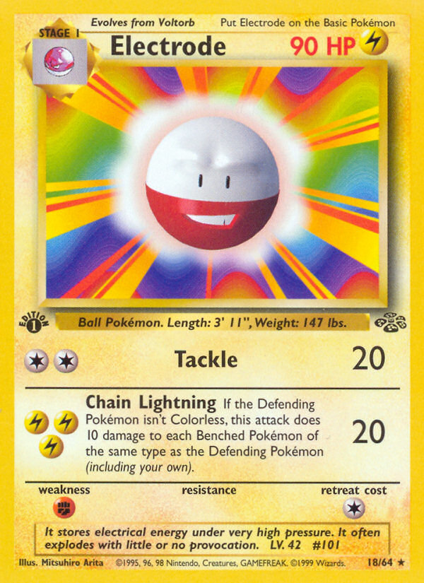 Electrode (18/64) [Jungle 1st Edition] Pokémon