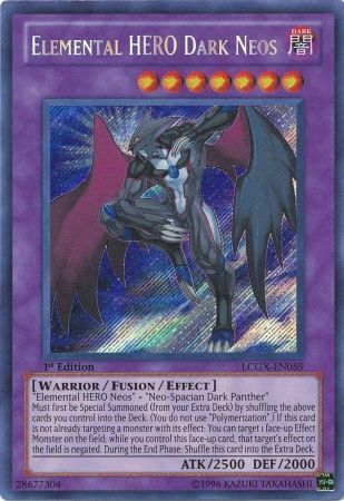 Elemental HERO Dark Neos [LCGX-EN059] Secret Rare Yu-Gi-Oh!
