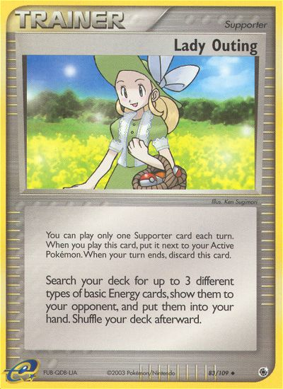 Lady Outing (83/109) [EX: Ruby & Sapphire] Pokémon