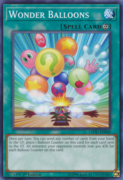 Wonder Balloons [LEDU-EN049] Common Yu-Gi-Oh!