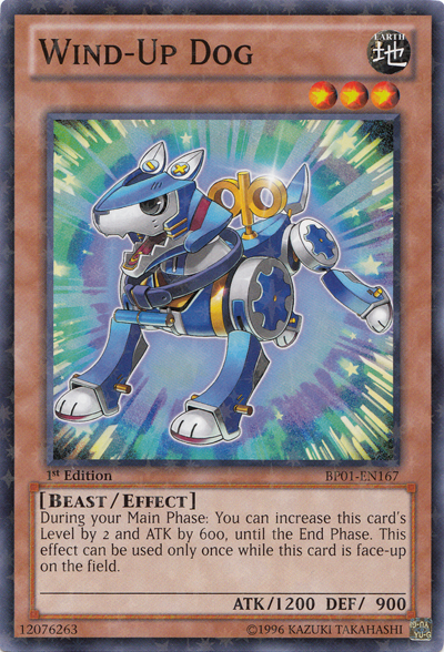 Wind-Up Dog [BP01-EN167] Starfoil Rare Yu-Gi-Oh!